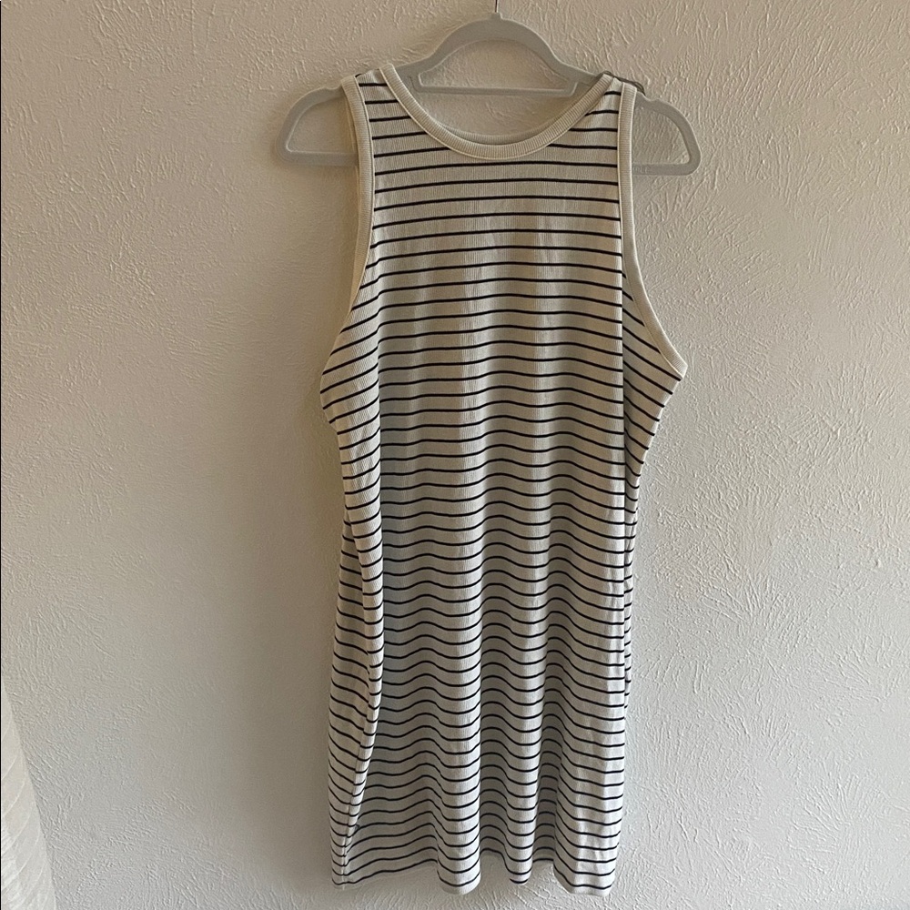 A New Day Black and White Striped dress